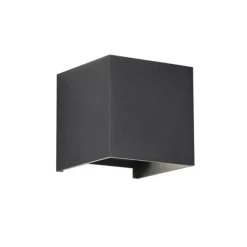 Aplique Cube Antracita LED 10W 4000K 700LM IP54 estilo moderno