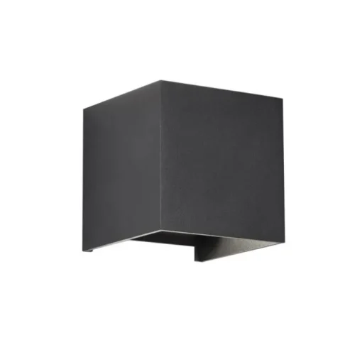 Aplique Cube Antracita LED 10W 4000K 700LM IP54 estilo moderno