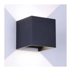 Aplique Cube Antracita LED 10W 4000K 700LM IP54 estilo moderno