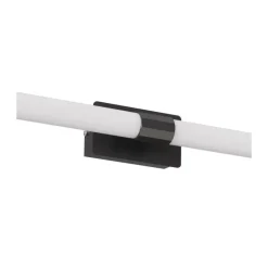 Aplique de pared Bonne LED 8w 720lm 4000k IP44 66cm moderno acabado negro ideal para baños