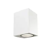 Aplique de pared Confo 1L aluminio blanco 1XGU10 exterior estilo moderno IP44