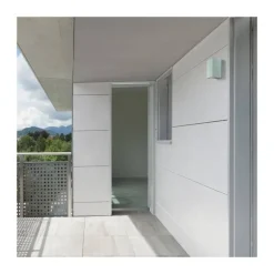Aplique de pared Confo 1L aluminio blanco 1XGU10 exterior estilo moderno IP44