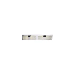 Aplique de pared cromo, moderno 4L led