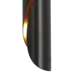 Aplique de pared Patch Negro I 2XG9 6CM Ø