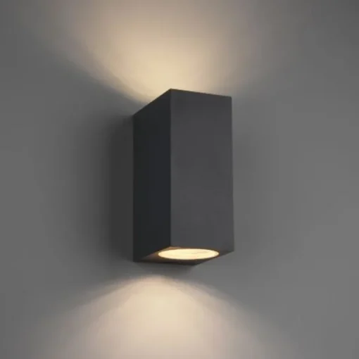 Aplique de pared Roya Antracita 1XGU10 IP44