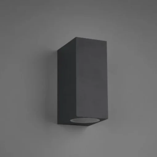 Aplique de pared Roya Antracita 1XGU10 IP44