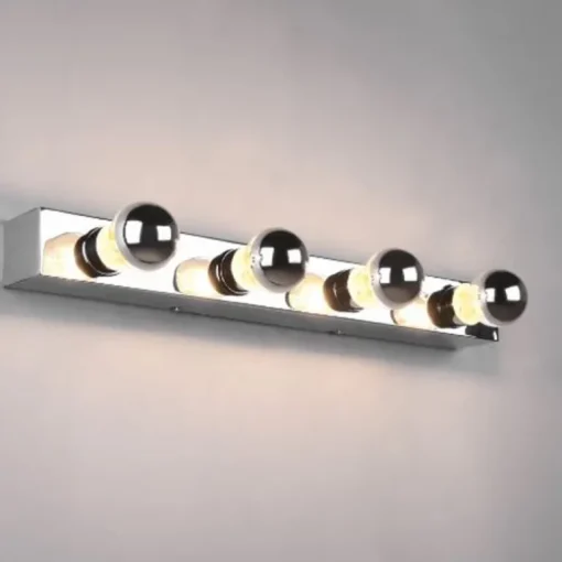 Aplique de pared Theatro Cromado 4XE27 55CM Ancho