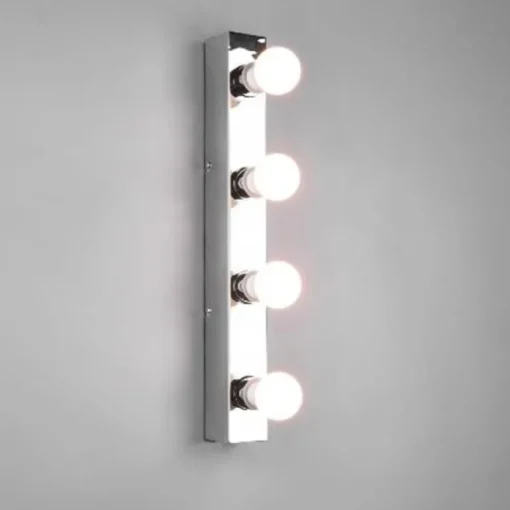 Aplique de pared Theatro Cromado 4XE27 55CM Ancho