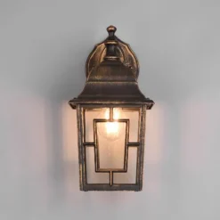 Aplique de pared Volturno Oro-Óxido 1XE27 30cm Altura