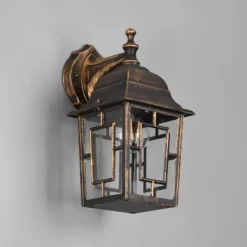 Aplique de pared Volturno Oro-Óxido 1XE27 30cm Altura