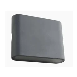 Aplique Lineal mini gris oscuro 3000k