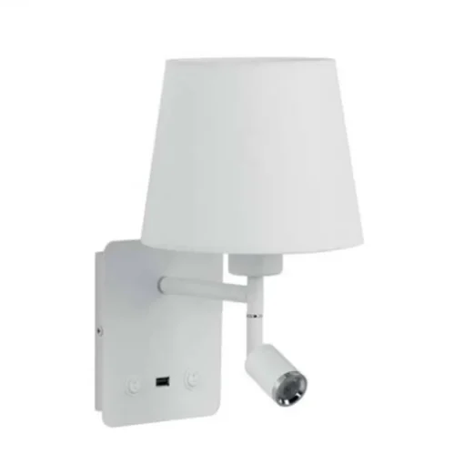 Aplique Mailand usb blanco
