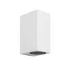 Aplique rectangular blanco