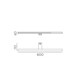 Aplique Tiwall 16w 3000k cromo