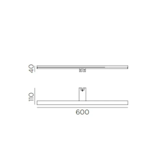 Aplique Tiwall 16w 3000k cromo