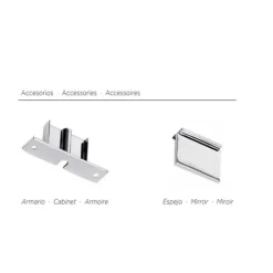 Aplique Tiwall 16w 3000k cromo