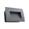 Baliza de empotrar 6w gris oscuro 4000k