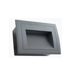 Baliza de empotrar 6w gris oscuro 3000k