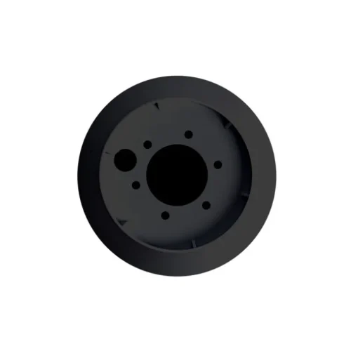 Base para ventilador de techo acabado negro