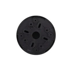 Base para ventilador de techo acabado negro