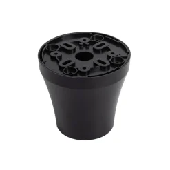 Base para ventilador de techo acabado negro