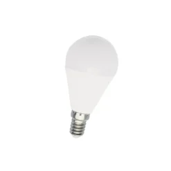 Bombilla esférica 8w 3000k E14