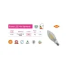 Bombilla flama LED filamentos 4W E14 luz cálida