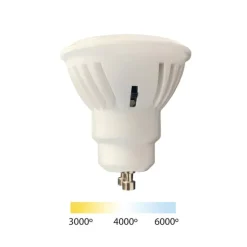 Bombilla GU10 8.2w 3 tonos