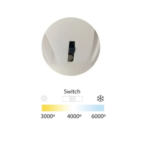 Bombilla GU10 8.2w 3 tonos