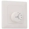Control de pared ventiladores para ventiladores de techo acabado blanco