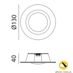 Downlight Oasis 6w 3000k