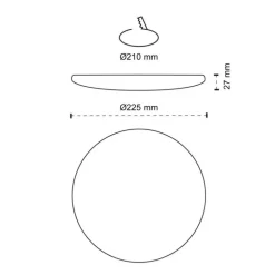 Downlight Tango 36w 6000k IP-54