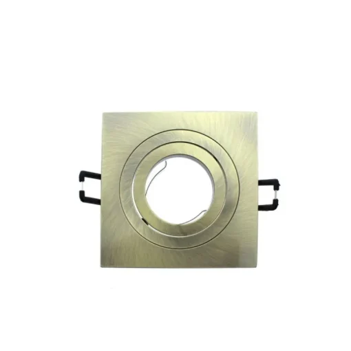 Empotrable cuadrado Helium oro viejo