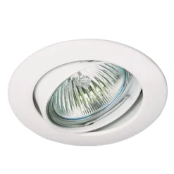 Empotrable ZAMAK basculante blanco