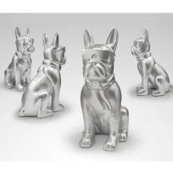 Figura Bulldog Plata XXL