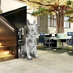Figura Bulldog Plata XXL