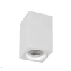 Foco cubo superficie blanco