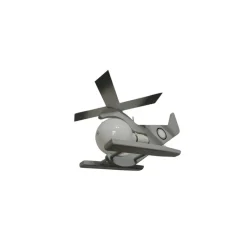Lampara colgante Helicóptero gris