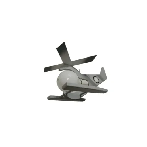 Lampara colgante Helicóptero gris