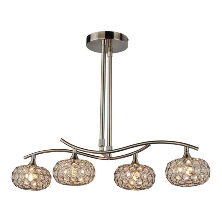 Lampara colgante 4l cuero