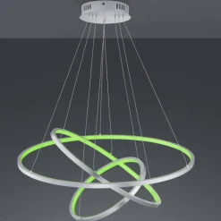 Lámpara colgante Aarón RGB+APP Níquel