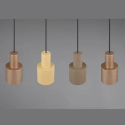 Lámpara colgante Agudo 4L
