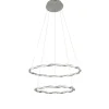 Lámpara Colgante aluminio 2L, 37W