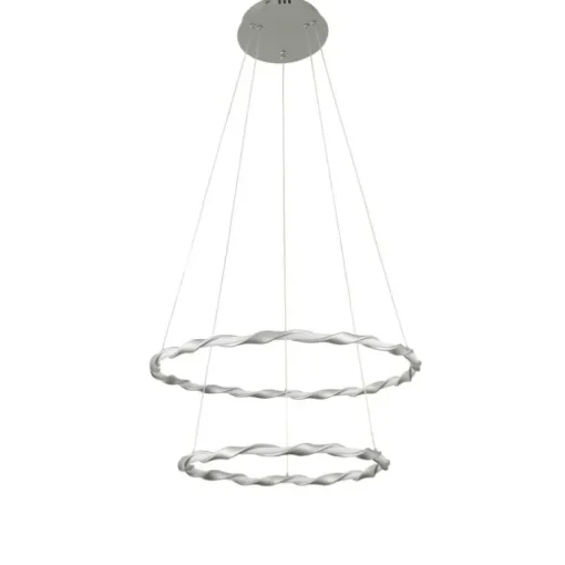 Lámpara Colgante aluminio 2L, 37W