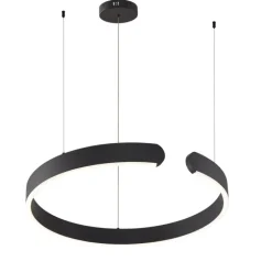 Lámpara colgante Aura Negro