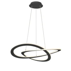Lámpara colgante Bali negro