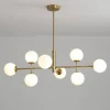 Lámpara colgante Doris 8l oro