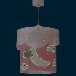 Lámpara colgante Moon Rosa