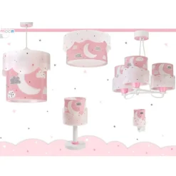 Lámpara colgante Moon Rosa