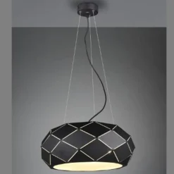 Lámpara colgante Zandor Negro